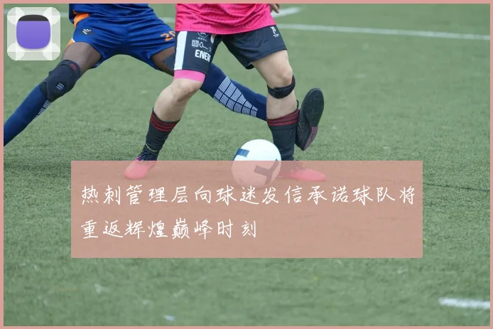 热刺管理层向球迷发信承诺球队将重返辉煌巅峰时刻
