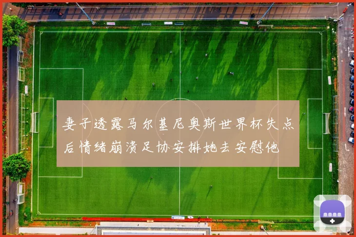 妻子透露马尔基尼奥斯世界杯失点后情绪崩溃足协安排她去安慰他